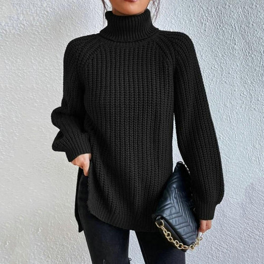 PIKET™ Eleganter Roll Neck - Strickpullover